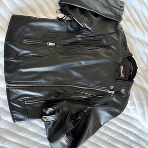 Black Jacket with fringe